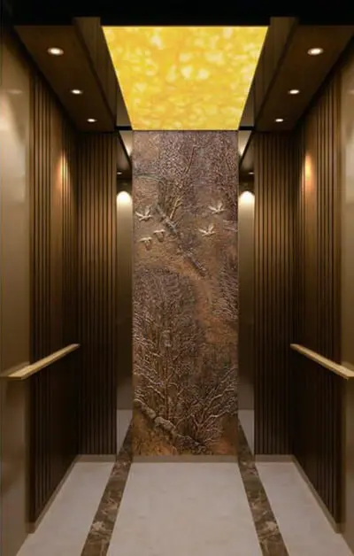 کابین آسانسور مدل Modern Copper 